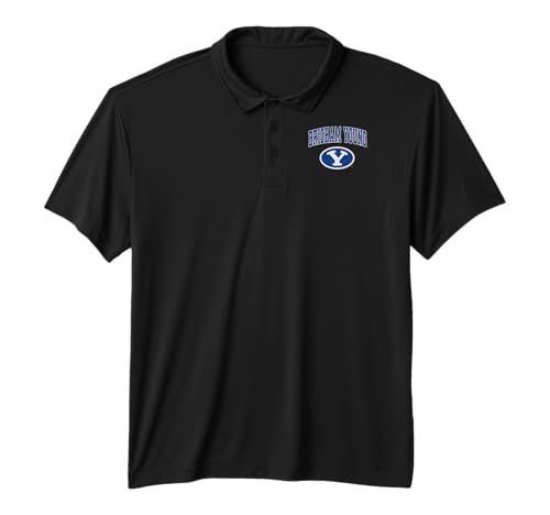 BYU Cougars Arch Over Officially Licensed Performance Polo Shirt