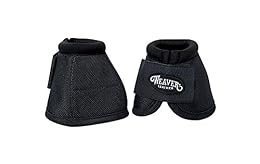 Weaver Leather Ballistic No-Turn Bell Boots Black, Large