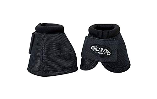 Weaver Leather Ballistic No-Turn Bell Boots, Black, Medium by Weaver Equine - Used condition - US$40.99