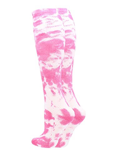 Image of Tie Dye Multisport Tube Socks Soccer Softball Volleyball for Girls Boys Women and Men Youth and Adult
