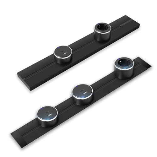 Luxus-Time Flexibles Steckdosen & USB Schienensystem Stromschiene modular Aufputz Unterputz Power Track Aufbauschiene (Steckdosen Modul)