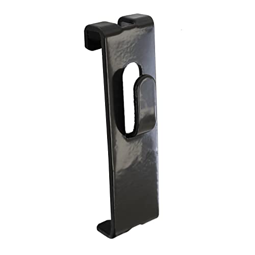 VICTORY DISPLAY & STORE FIXTURE MFG Heavy Duty Grid Picture Hook Attaches to All Grid Panels and Grid Walls (Quantity 20) (20, Black)