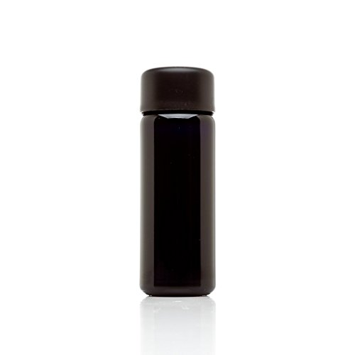 1 , 100 ml : Infinity Jars 100ml (3.4 fl oz) Black Ultraviolet Glass Slow Pour Bottle