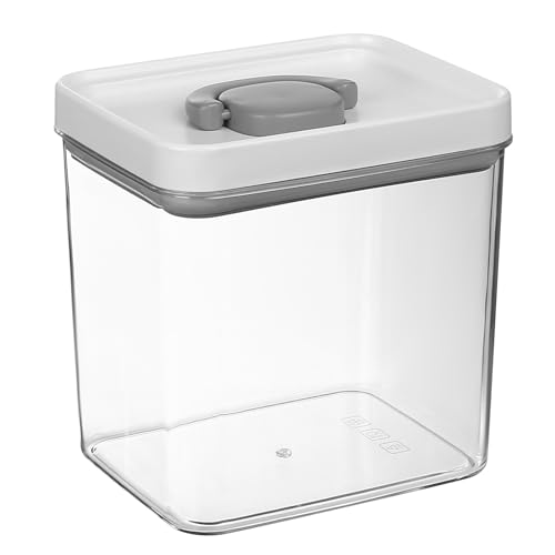 1,8L Vorratsdosen mit Deckel Luftdichte Aufbewahrungsbox Küche, Vorratsbehälter Luftdichte Box Aufbewahrungsbehälter mit Deckel,Müslidose für Lebensmittel Mehl Müsli Aufbewahrung Cornflakes Behälter