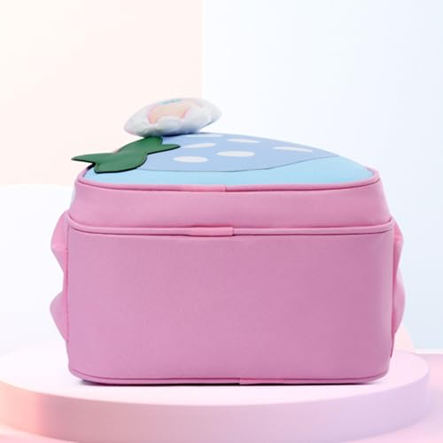 Cute Backpack Strawberry for Women Large Capacity Y2k Kawaii Aesthetic Casual Travel Mochilas Daypacks (White)2