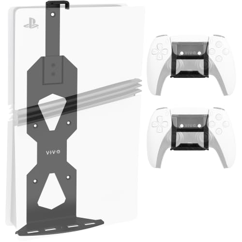 Reviews y listado de Accesorios para puertas de madera que Puedes comprar On-line. 35 Vivo Soporte de Pared de Acero diseñado para Consola de Juegos PS5, Pantalla Vertical para PlayStation 5, diseño Abierto, Negro, MOUNT-PS5B