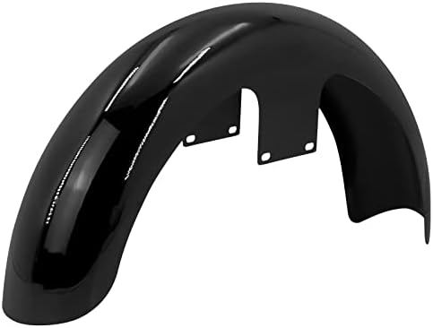 19" Wheel Wrap Vivid Black Front Fender For Harley Touring CVO