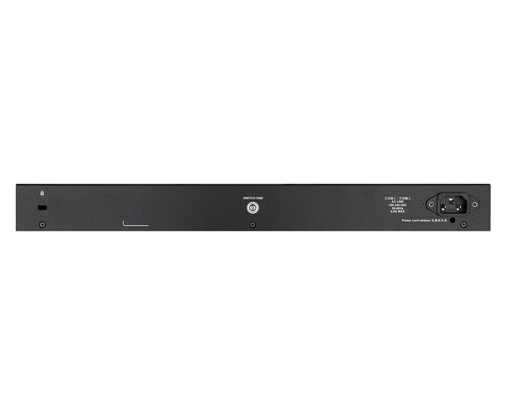 D-Link DGS-1250-28X Switch Smart+ 24-Port Gigabit + 4x 10G SFP+ Idéal pour Entreprise Administration et Réseaux Gérés