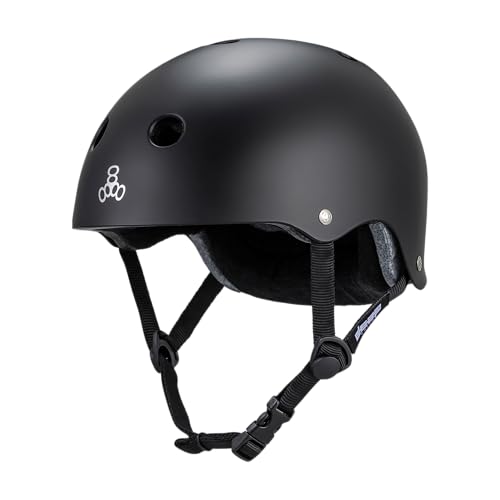 Triple Eight Deep Cover Helmet – Ideal for Skateboarding, Bicycling, BMX, and Roller Skating