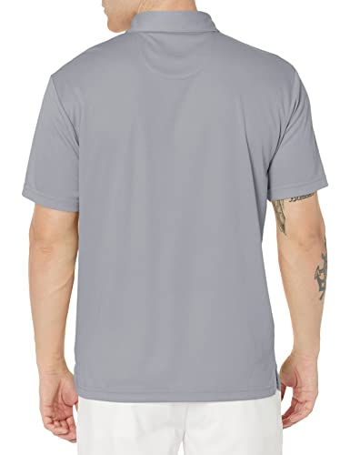 Jack Nicklaus Men's Short Sleeve Heather Twill Polo Shirt, Blue Fog Htr, Small #TOP1