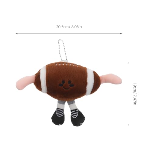 Porte-clés rugby peluche pour retrouver ses clés dans son sac - 2