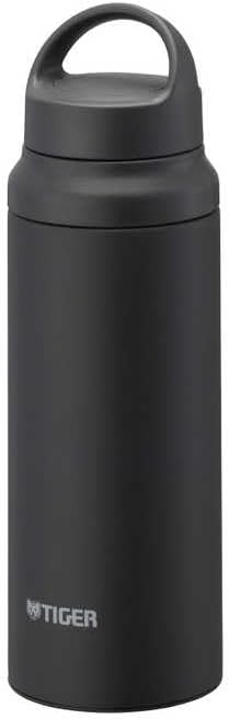 Tiger Thermos MCZ-G060KC Water Bottle, 20.3 fl oz (600 ml), Integrated Gasket, Handle Included, Lightweight, Stainless Steel Bottle, Outdoor, Office Stargaze, Black