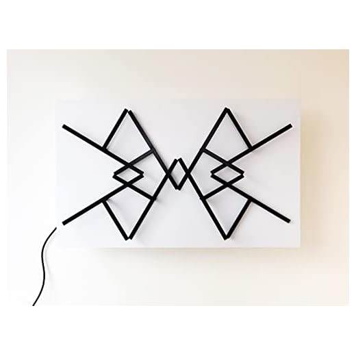 Kinetic wall sculpture unique relaxing art decor dynamic picture meditation, White / Black