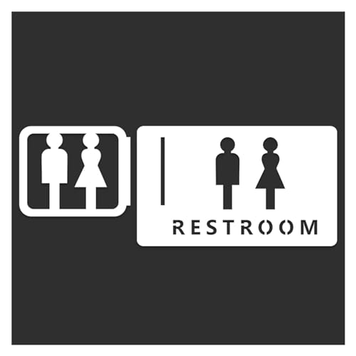 Cartel Baño Hombre Mujer Señalización de baños, baños for hombres y mujeres, consejos de señalización creativa for el baño, placa for inodoros de montaje lateral, letrero for WC de Hotel(Color:4)