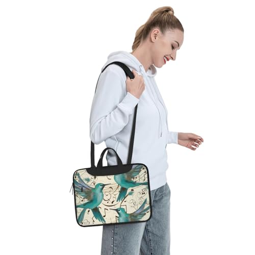 Sac ordinateur antichoc bleu sarcelle protège des impacts - 7