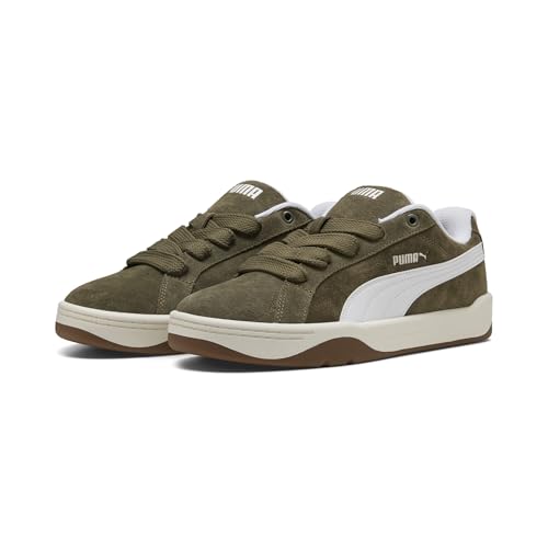 PUMA Zapatillas de Ante Park Lifestyle Easy Unisex 37, Loden Green White