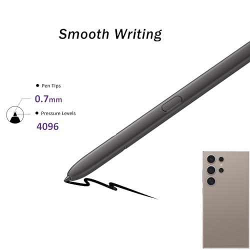 Image of Galaxy S24 Ultra S Pen for Samsung Galaxy S24 Ultra Stylus Replacement,Gold | WithBluetooth, S24 Ultra Stylus S Pen Replacement for Samsung Galaxy S24 Ultra Stylus, EJ- PS928BYEGUS, 4096 Levels Pressure