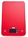 ADE Cyfrowa waga kuchenna KE 927 Slim. Elektroniczna waga o smukłej konstrukcji (tylko 12 mm wysokości). Precyzyjnie waży do 5 kg, funkcja tary, czujnik dotykowy również do płynów. W zestawie bateria. czerwona