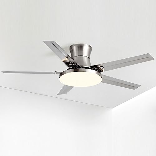 Ventilateur de plafond encastré anti-bruit avec télécommande pour chambre