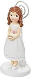 fotos vestidos comunion teresa leticia Alto con pinza y base: 11 cm Mopec Z917 Portafotos Resina niña Comunión Vestido Corto, 11 cm, Pack de 6, Poliresina, Multicolor