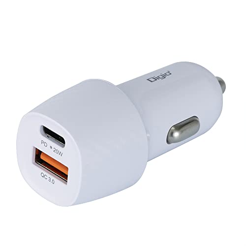 Digio2 J[`[W[ 20W PD[dΉ Type-C1|[g+USB A1|[g zCg Z0130