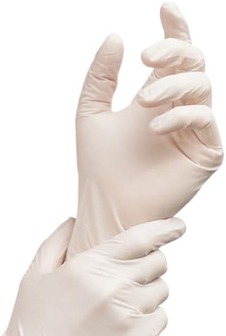 Techniglove Nitrile Glove, 12", Class 100, White (Large)