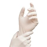 Techniglove Nitrile Glove, 12", Class 100, White (Large)