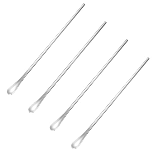 NAMOARLY Espresso Spoons Set 304 Stainless Steel Stirring Spoon Long Handle Coffee Frother for Coffee Supplies