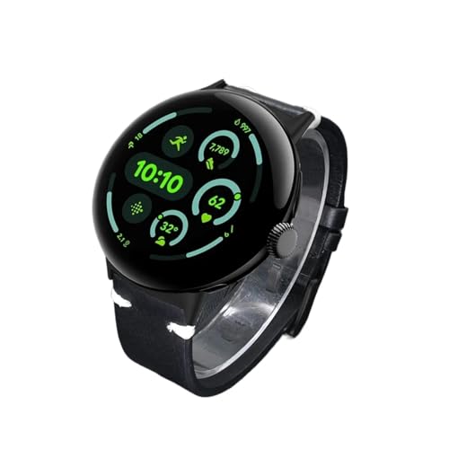 [ANGIRSFPO] U[Xgbv Google Pixel Watch 3 45mm XgohANZT[oh Google Pixel Watch 3 2 1 41mm YuXbgɓK(Black black-2,For Pi