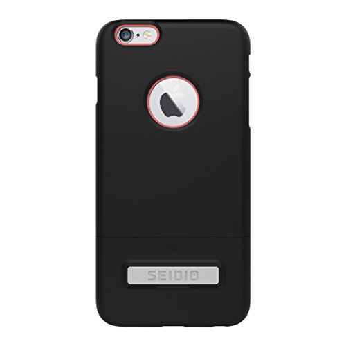Seidio Surface With Metal Kickstand Case For Iphone 6 Plus/6S Plus [Slim Case] - Non-Retail Packaging - Black/Pink #TOP9