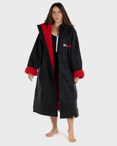 Image of Dryrobe Advance Long Sleeve Swim Parka Change Robe - Stay Warm and Dry - Waterproof Oversized - Swimming /Surfing /OCR Events