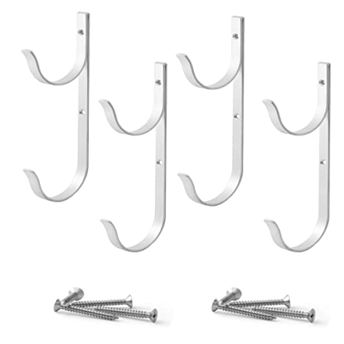 Aluminum Pole Hanger,Swimming Pool Pole Hangers Antirust Heavy Duty Aluminum Holders for Vacuum