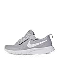 Nike Little Kid's Tanjun Easyon Shoes, Wolf Grey/White-White, 2Y