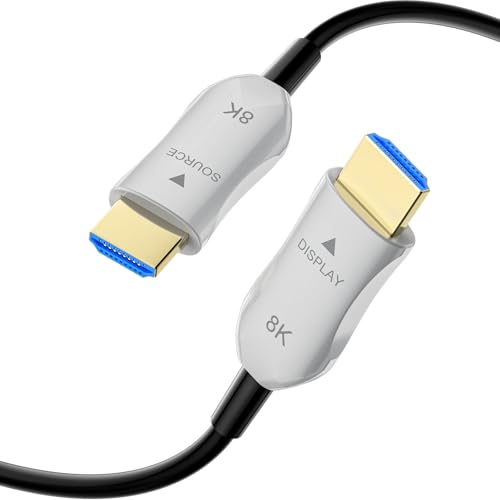 Amazon | 8K光ファイバーhdmi 2.1ケーブル 2m 長いアクティブ