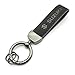 MELDBUPO Leather Car Keychain Motorcycle Key Chain Key Fob Holder Keychain Keyrings Alloy Buckle for Suzuki Car Auto Accessory Key Ring