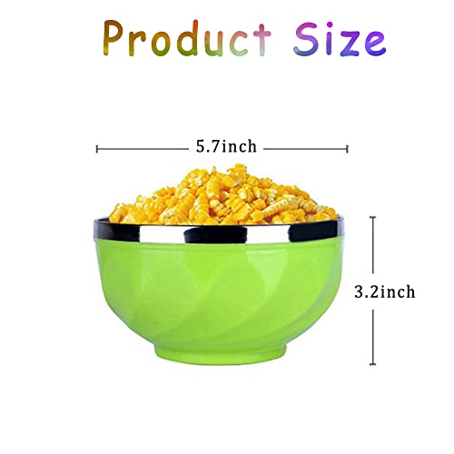 Funown Stainless Steel Mixing Bowls (Set Of 6)  ，Stable Metal Mixing Bowls Great For Kitchen, Baking, Cooking，Dishwasher #TOP1