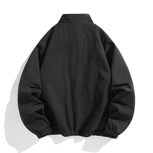 Men's Lightweight Jackets Casual Windbreaker Utility Shirt Jacket Coat2