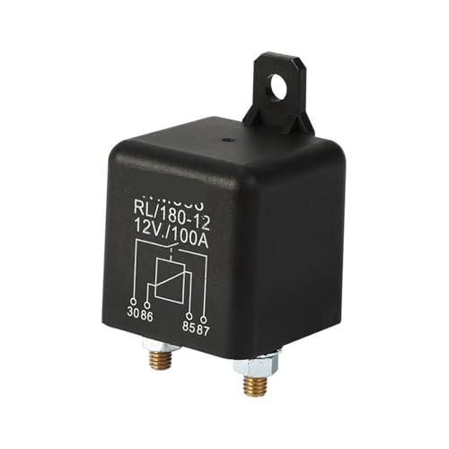 Relé 12V 100A para evitar la descarga de batería en caravanas e interruptor WS180