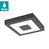 Die festverbauten, energiesparenden LEDs spenden angenehm warmweißes Licht (16,5 Watt, 1700 Lumen)