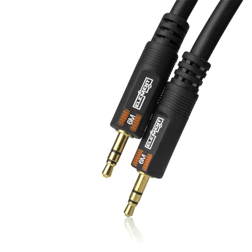 Cable estéreo 3.5mm mini a mini 6 metros miniatura 3