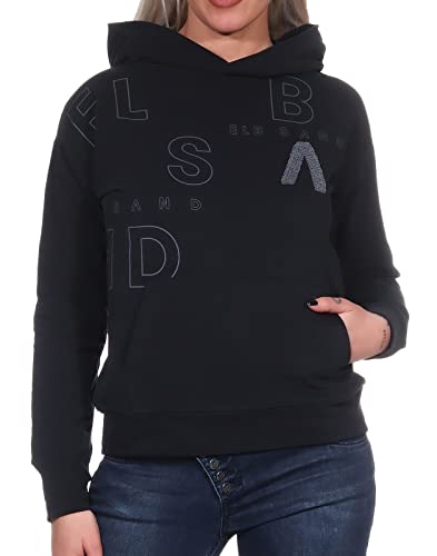 Elbsand Damen Kapuzen-Sweatshirt Hoodie ESWLiya 70568 00 Quarz (994) M