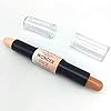 Dual-ended Contour Highlight Stick,Wonder Stick,2 in 1 Concealer,Contour Foundation Stick For Face Body Shaping,Waterpoof Lasting (Medium)