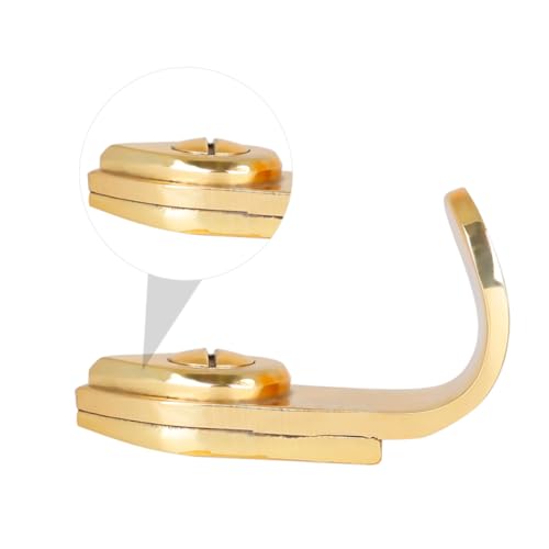 WHAMVOX サックス親指レスト サックス練習用パーツ サックスサムレストクッション 親指プロテクター サックス親指フックレストサポーター サックスアクセサリー サックス用品 Golden 鉄