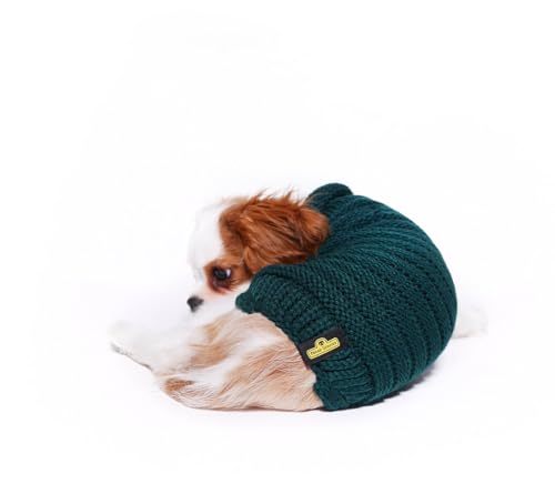 Pull pour chien Slim couleur vert bouteille XXL extensible et léger