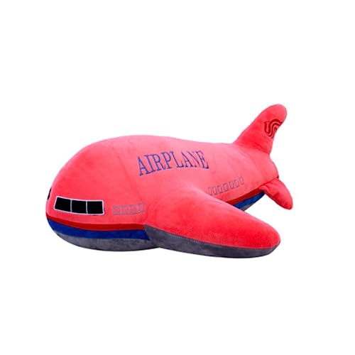 zxmbeddings 15.7' Airplane Plush Stuffed Aircraft Pillow Model Plane Toys,Gifts for Kids,Red