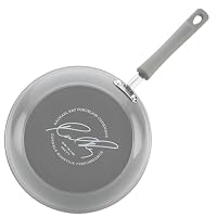Rachael Ray Classic Brights Hard Enamel Aluminum, 14-Piece, Sea Salt Gray — image 9