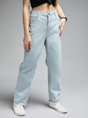 Image of HIGH Star Women's Straight Fit Mid Rise Jeans