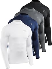 5024# Mock Neck:black,grey,navy,white