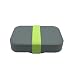 Produktbild Amuse Plus Zero-Waste Brotdose, Lunchbox, 100% recycled Plastik, grau, 18 x 13 x 5 cm