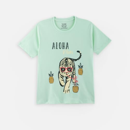 Image of Nap Chief Kids Cotton Night Suit for Boys & Girls, Tshirt & Pyjama Set for Sleepwear